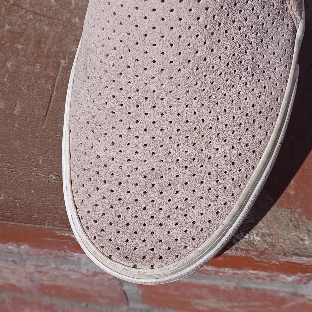 Keds Double Decker Suede Taupe Pink Dream Foam Slip-On Sneaker 8 Loafer preppy - Picture 3 of 12
